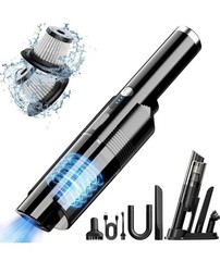 Cordless Bagless Handheld Vacuum, Washable Filter, Pet Hair, Dock & Tools