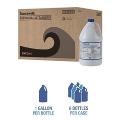 Boardwalk 3406 1 gal. Bottle Ultra Germicidal Bleach (6/Carton) New