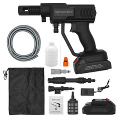 Cordless Pressure Washer, Battery Powered Pressure Washer with 5M Hose, Adjus…