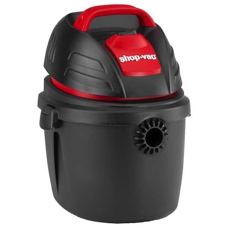 Shop-Vac 9303511 Shop Vacuum, 2 1/2 Gal Tank Size, 1 1/4 In Vacuum Hose Dia.,