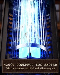 Western Theme Mosquito Zapper, Outdoor Indoor Insect Killer for Patio Backyard