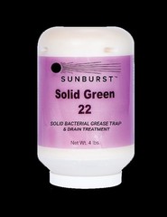 Sunburst Chemicals SG22 Solid Green 22 Bio-Active Grease Dissolver 4 lb