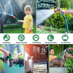 16 Pieces Garden Hose Quick Connect Fittings 3/4 Inch Plastic 16 PS, Green