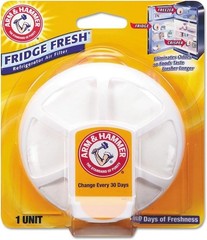 2 Pack Arm & Hammer Fridge Fresh Baking Soda Refrigerator Air Filter, Unscented