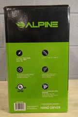 NEW Alpine Hemlock Automatic Hand Dryer Heavy Duty Stainless Steel 1800Watts C2