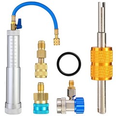 Wells AC Oil Dye Injector Kit, R134A & R1234YF & R410A R134a+R1234yf+R410a