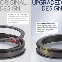 WYWY.Wide Upgraded Bin Sealing Ring Upgrade Version for V11 V15 Gen5, Gray