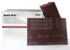 Lot of 5 Red Scuff Pads Scotch Brite Brand