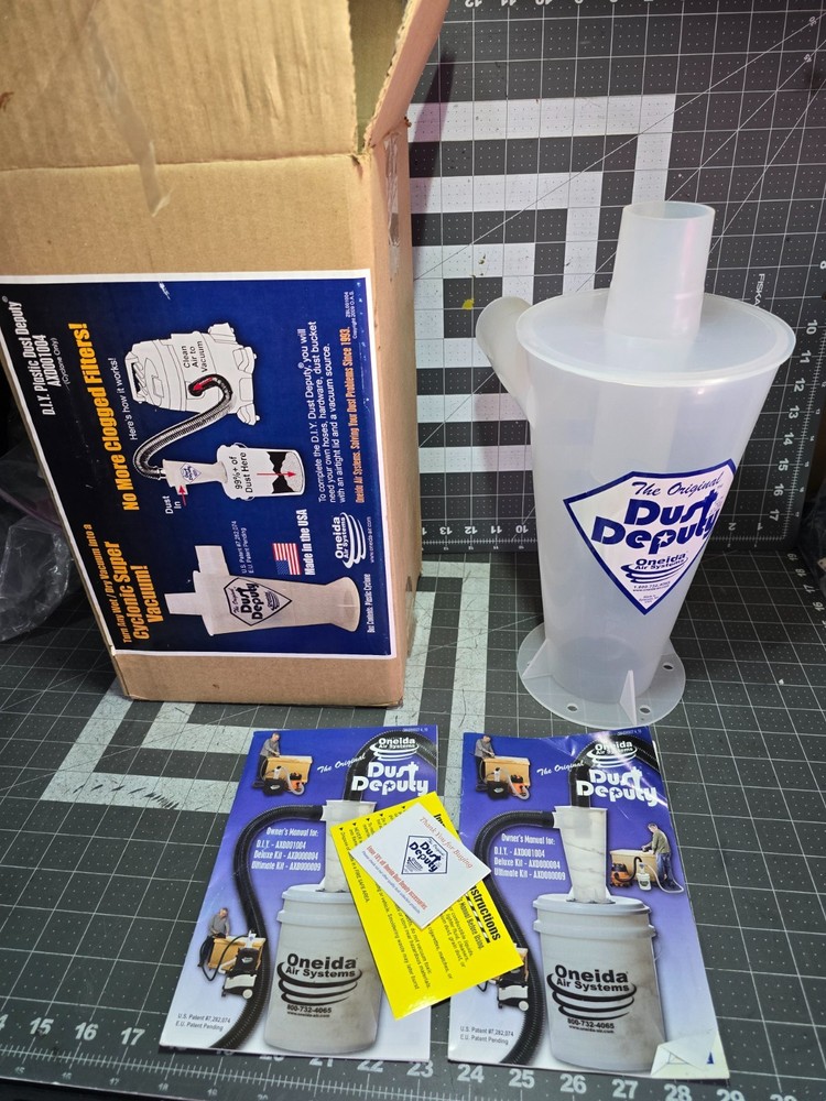 The Dust Deputy DIY Standalone Anti-Static Cyclone Separator