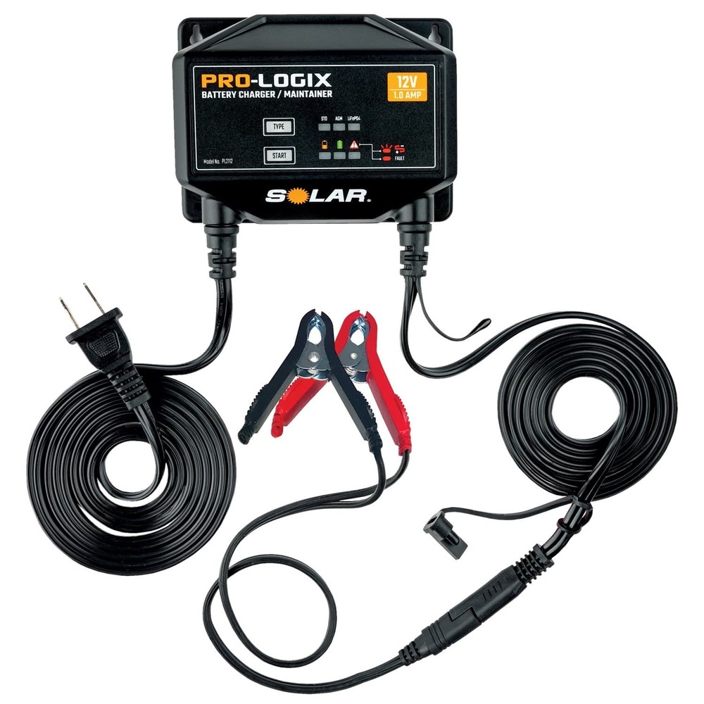 1.0 Amp 12V Intelligent Battery Charger / Maintainer – 4 Each SOL-PL2112