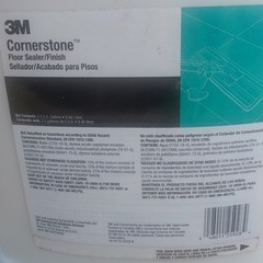 3M Cornerstone Floor Sealer/Finish 2.5 Gallons Stone Concrete MPN 25928