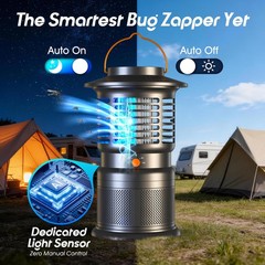 Sayneep Bug Zapper Outdoor 2-In-1 Mosquito Zapper 12H Long-Lasting Rechargeable