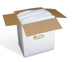 AABACO OIL ABSORBENT SOCK- White Oil Sock – Spill Containment – 3″ X 48″ 10/Box