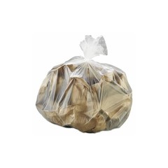 McKesson Trash Can Liners, Light Duty – Sealed Bottom, 8 mic – Clear, Clear