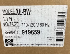 Excel Dryer XL-BW 1.1N Automatic Hand Dryer 110-120 Volt