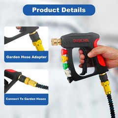 Garden Hose Adapter Pressure Washer Gun Adaptador para manguera de jardín