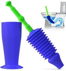 Luigi’s Toilet Plunger – Unclogger Plungers for Bathroom – Heavy Duty Clog Re…
