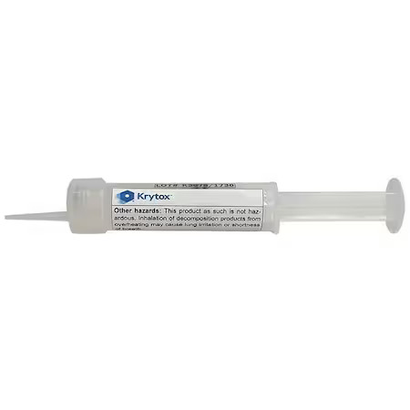 Krytox 1514 14 Oz., Syringe, Synthetic, Clear