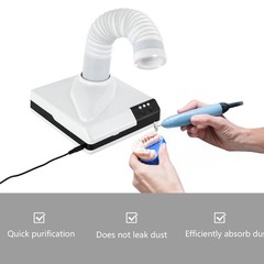 Dental Lab Dust Collector Vacuum Cleaner 60W W/LED Light Dentistry VacuumCleaner