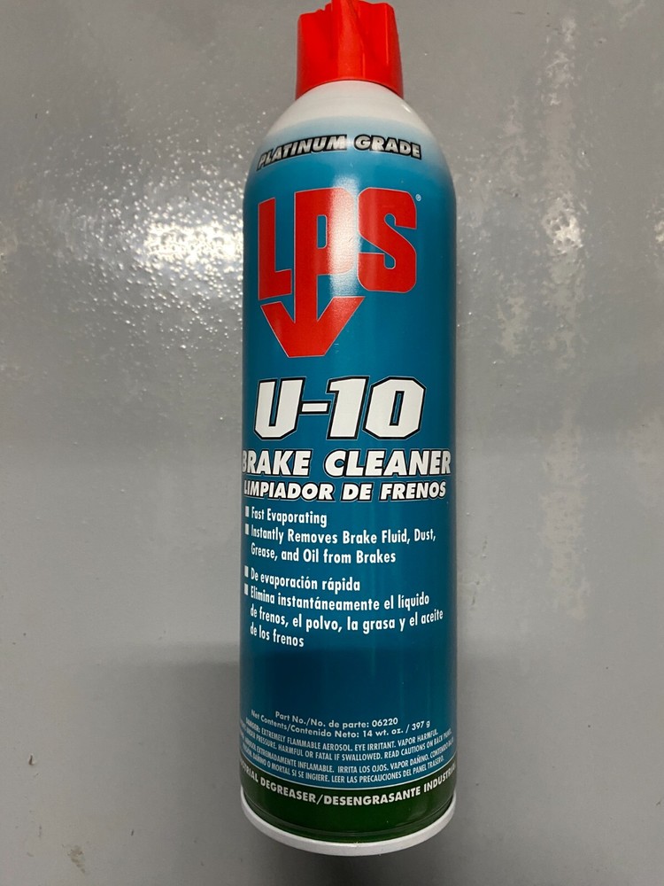 LPS 06220 Brake Cleaner U-10 20 oz Aerosol, Sold in Case of 12