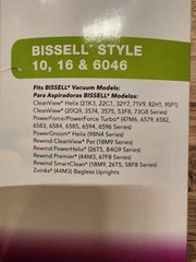 Febreze Vacuum Filter Set Bissell 10 16 6046 Reduces Allergens Odors