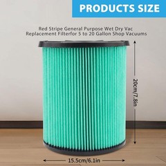 Cartridge Vacuum HEPA Filter Compatible For Craftsman 5-20 Gallon Repair Part
