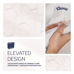 Kleenex 46321 2-Ply 8″ x 9.4″ Reveal Multi-Fold Towels – White (16/CT) New