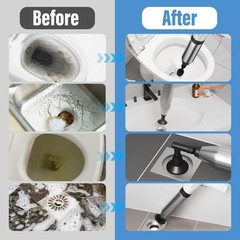 Puniarmu Electric Toilet Plunger,Unclog In One Shot,Remover For White