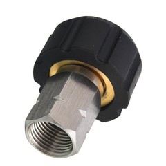 Tool Daily Pressure Washer Adapter, M22 female to 3/8 Inch 3/8, Black