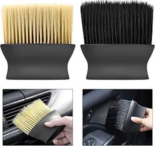 2 Pack Car Air Outlet Cleaning Brush Auto Interior Detailing Dust Brush A Type