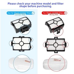 3x HEPA Filters Replacement for Shark Vacuum HZ3002 HZ3000 HZ4000, HZ4002