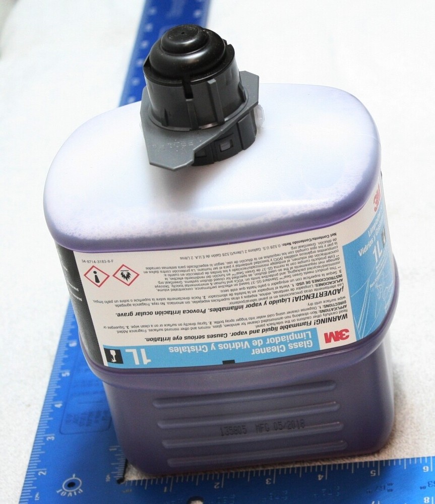 3M Glass Cleaner Concentrate 1L Fits Twist ‘n Fill Dispenser Series 2L