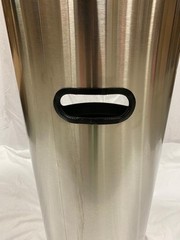 Wipes Stainless Steel Wipes Dispenser with Built-in Trash Bin – 36″ Floor Stand