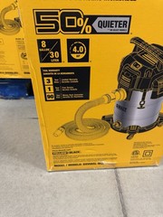 Dewalt DXV08SL Stainless Steel Wet/Dry 8-Gallon 4 HP Vacuum