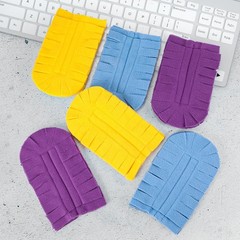 360° Fleece Duster Refills for Swiffer, Washable Reusable Multicolor