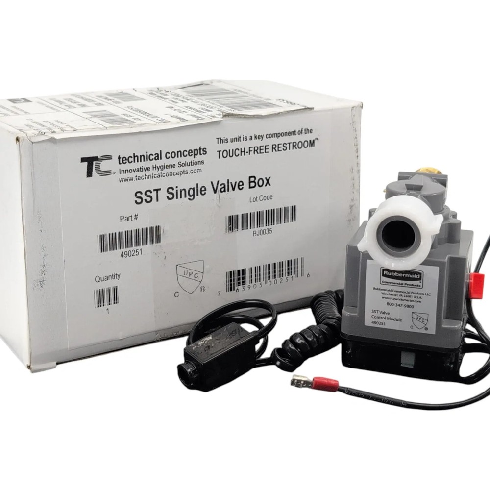 Rubbermaid SST Valve Control Module 490251 Single Valve Box Touch-Free Restroom