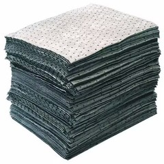 Oil-Dri Sorbent Pad, 26 gal, 15 in x 19 in, , Gray, Polypropylene L91003 Oil-Dri
