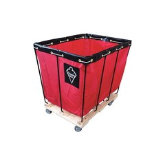 TOUGH GUY 33W324 Basket Truck,12 Bu. Cap.,Red,36 In. L 33W324