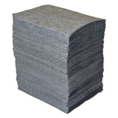 Brady Gp200 Sorbents, 44 Gal, 15 In X 19 In, Universal, Gray, Polypropylene