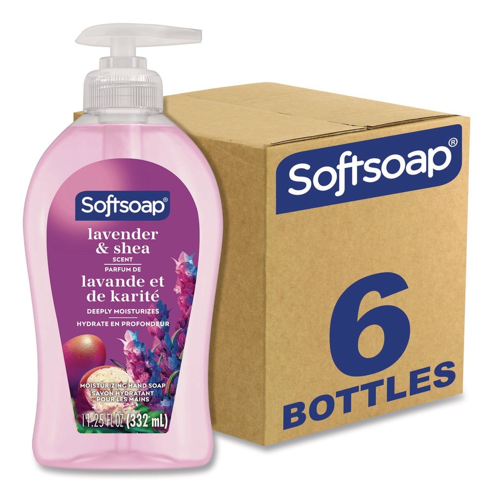 Softsoap US07058ACT Liquid Hand Soap Pumps – Lavender Shea Scent (6/Carton) New