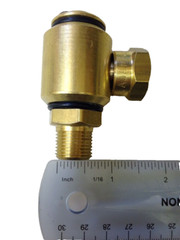 90° Swivel Hose Reel, Boom Swivel Brass 3/8 M x 3/8 F, 3000 PSI J.E. Adams