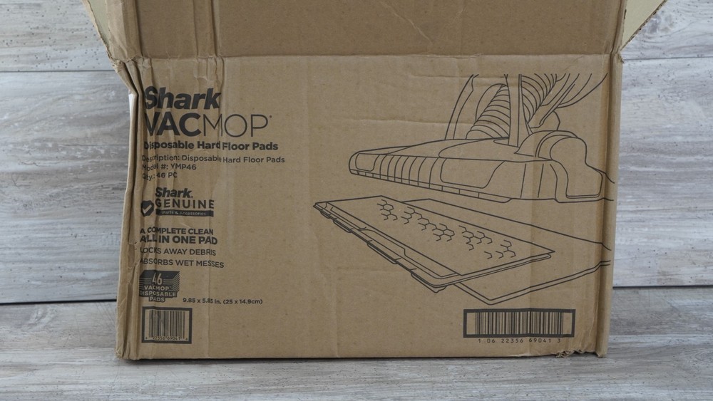 Shark VACMOP Disposable Hard Floor Pad Refills, 46 Count (Pack of 1), White