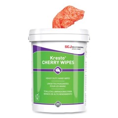 SC Johnson KCW70W 1-Ply Kresto Cherry Wipes Cloth – Red/White (6/Carton) New