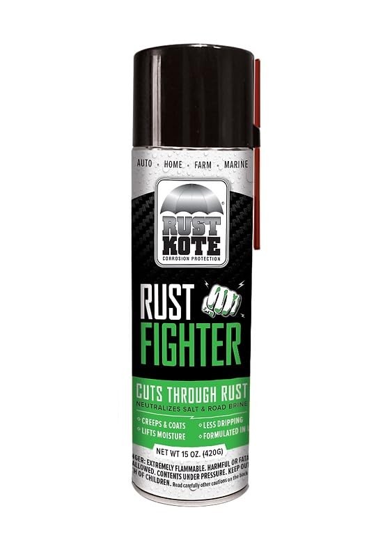 RustKote – Rust Fighter Aerosol, 15oz, Corrosion Protection, Salt Neutralizer…