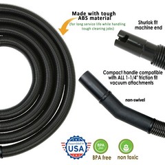 ORECK Flexible Hose Replacement Buster B Canister Vacuum Twist & Lock Shurlok