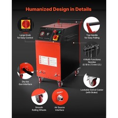 Dry Ice Blasting Machine 16.5LBS / 7.5KG Capacity Dry Ice Cleaning Machine