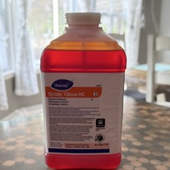 Diversey Stride Citrus HC Neutral Cleaner Multi-Surface Citrus Scent 2.5L 2pack