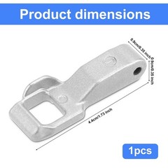 Washer Door Lock Strike, Washing Machine Latch Replacement M, silver