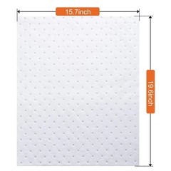 Spill Absorbent Pads 15″ x 20″ Heavyweight Oil Absorbing Mats,Absorbent Mat Pad