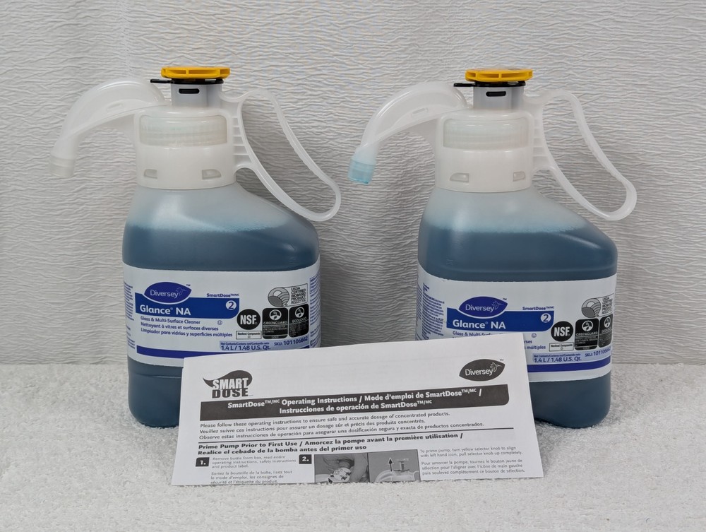 Diversey Glance NA – Glass Cleaner SmartDose – 1.4L – 2 Pack